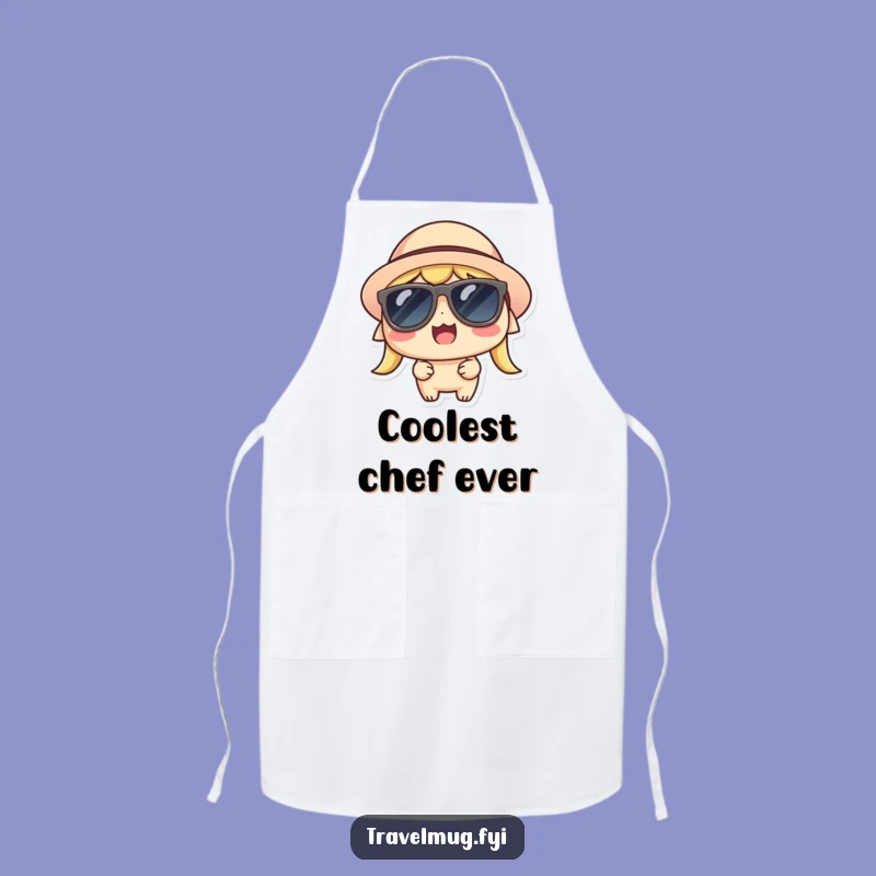 Funny Kawaii Thrill Seeker Apron - Hilarious Cool Kitchen Style Gift