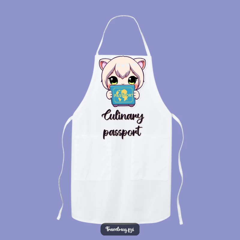 Funny Chef Apron: Passport Adventures - Kitchen Funny Gift!