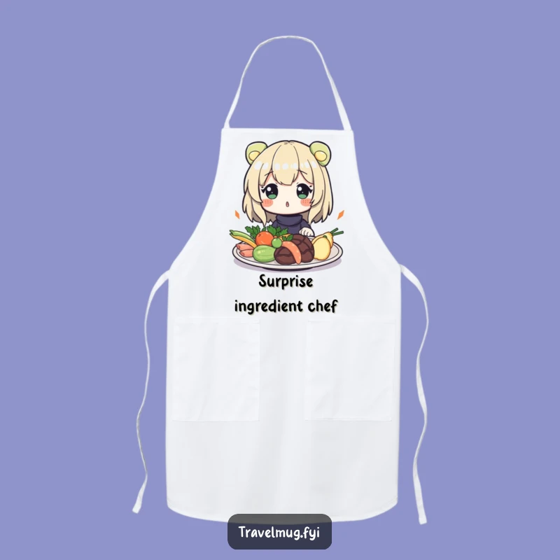 Funny Food Surprise Apron: Cook with Curiosity & Smiles, Hilarious Gift