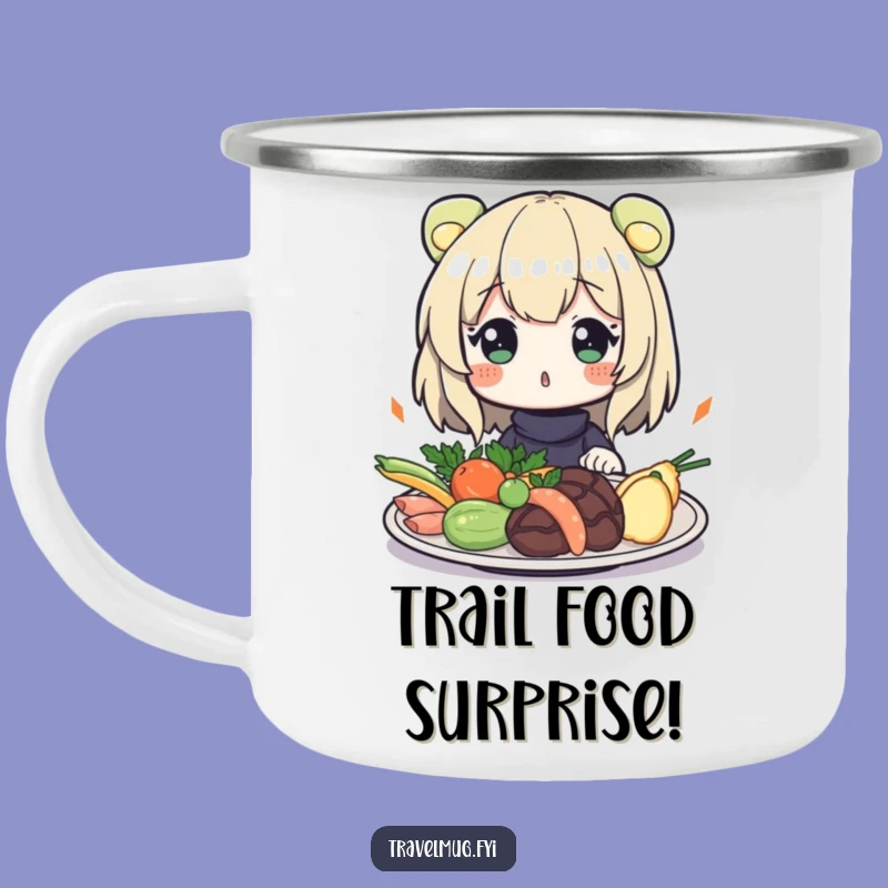 Funny Food Surprise Camping Mug: Campfire Bites, Hilarious Outdoor Gift