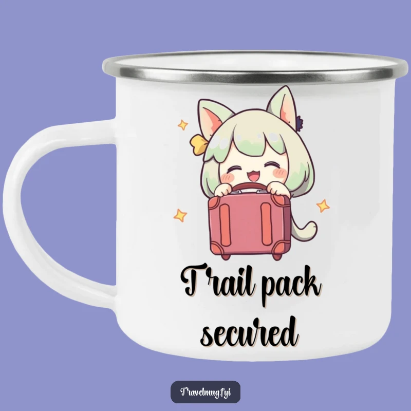 Funny Suitcase Embrace Camping Mug: Your Adventure Fuel Vessel