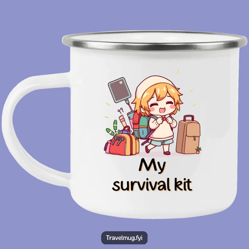 Funny Packing Campfire Mug: Comical Items Adventure, Outdoor Humor Gift