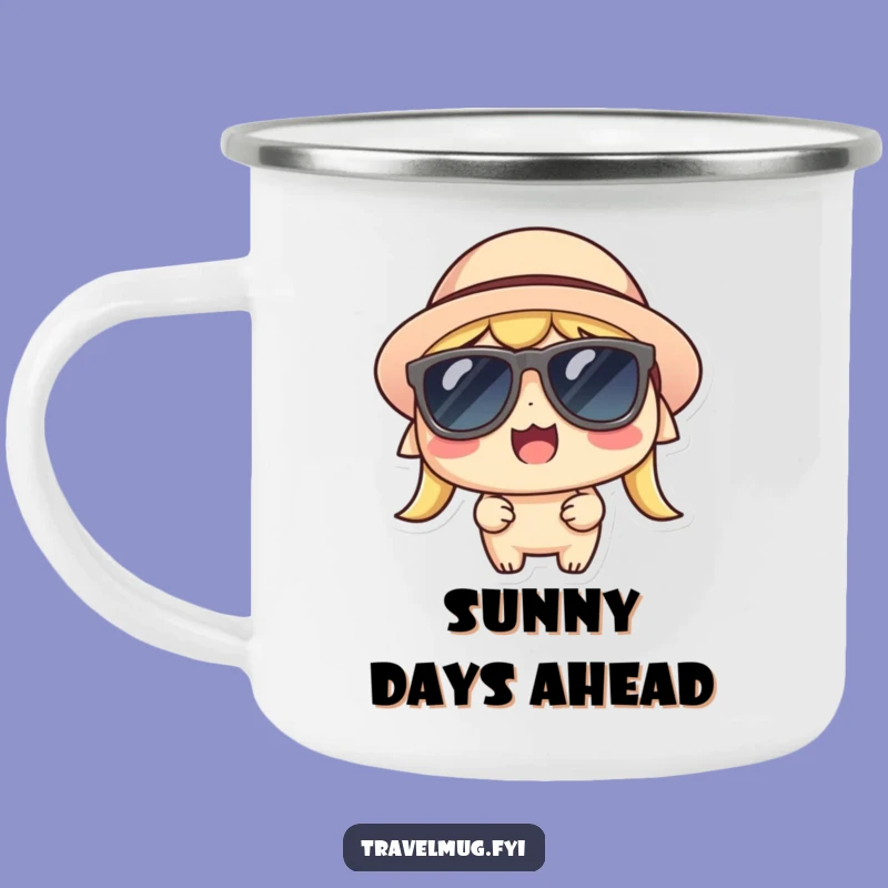 Funny Kawaii Thrill Seeker Camping Mug - Adventure Cool Outdoor Gift