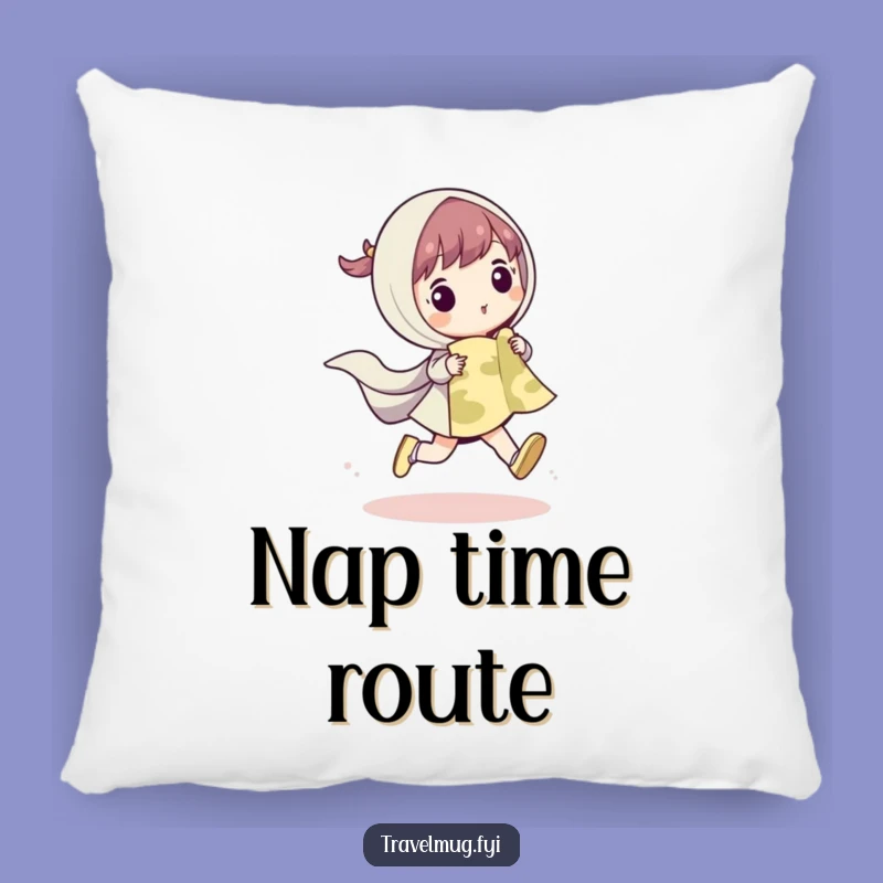 Funny Skipping Character Pillow: Cozy Up with Adventure, a Cute Funny Gift