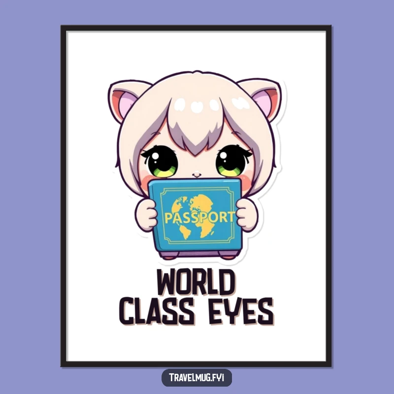 Funny Digital Art: Passport Wonder - Instant Wall Art Funny Gift!