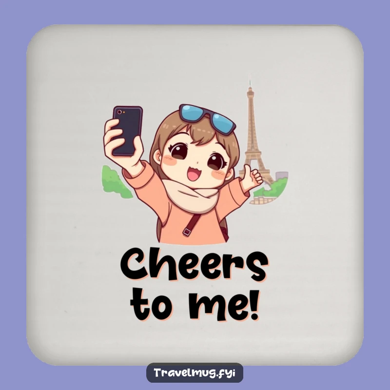 Funny Selfie Coaster a Hilarious Touch for Your Tabletop Travel Decor