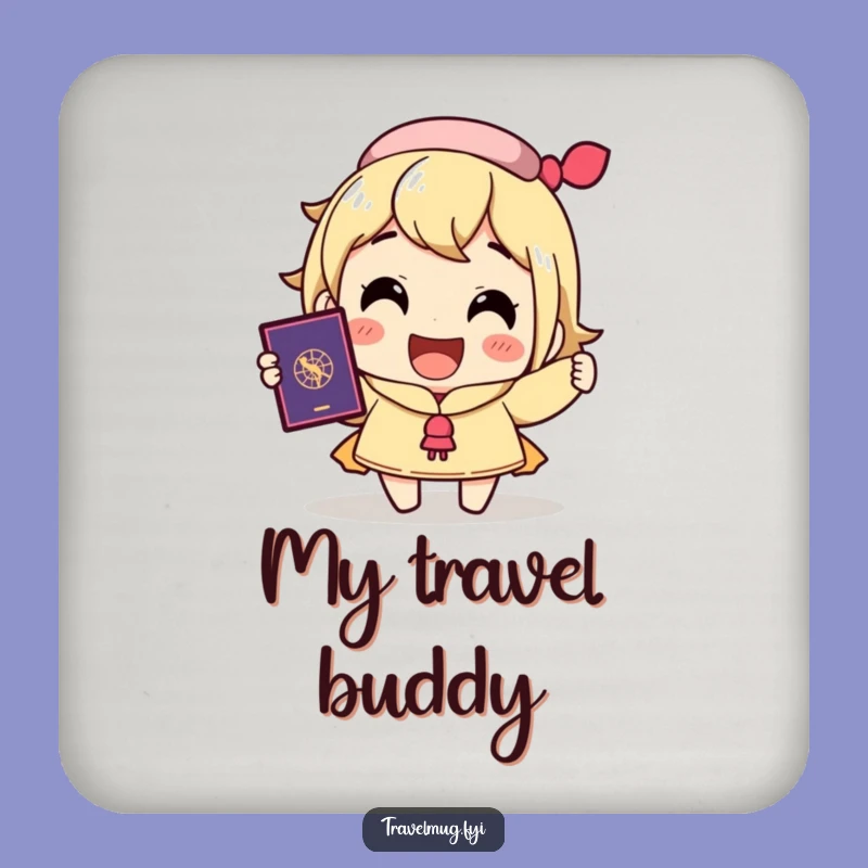 Funny Travel Coaster: Passport Holder Protection, Unique Gift