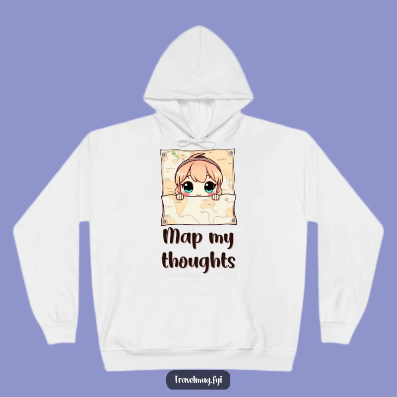 Cozy Funny Explorer Hoodie: Warm Character Design for Curious Minds, Gift