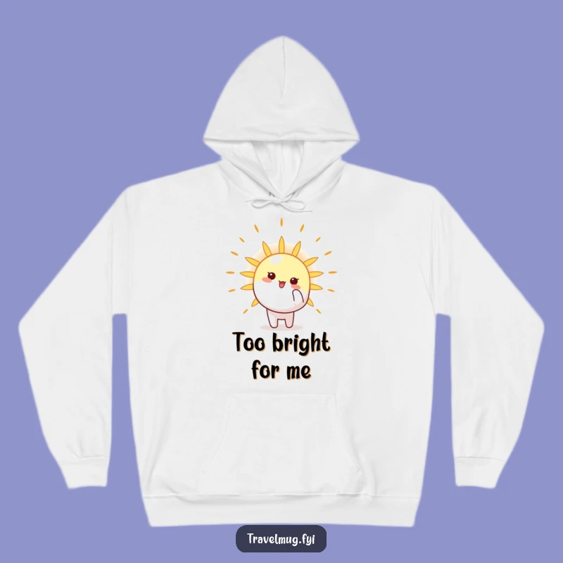 Funny Sun Pointer Hoodie: Stay Cozy and Cheerful with this Sunny Character Hoodie Gift