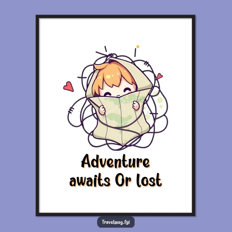 Funny Free Printable Wall Art: Map Mishap, Quirky Downloadable Decor!