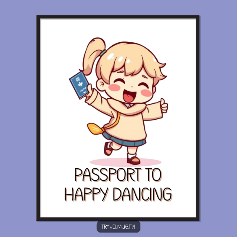 Free Printable Wall Art: Passport Dance Adventure Decor!