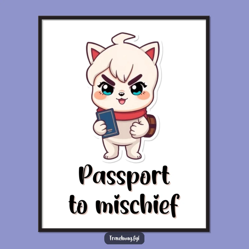 Add a touch of wanderlust and humor to your walls with this Free Printable art. Print at home for witty decor.