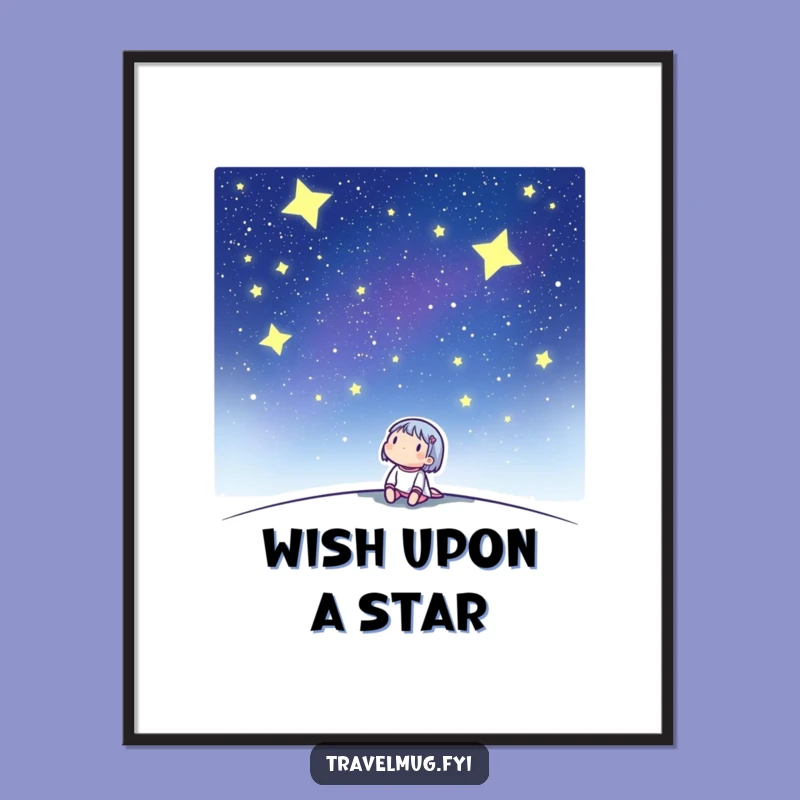 Funny Free Printable Wall Art: Starry Night Wonder Downloadable Decor!