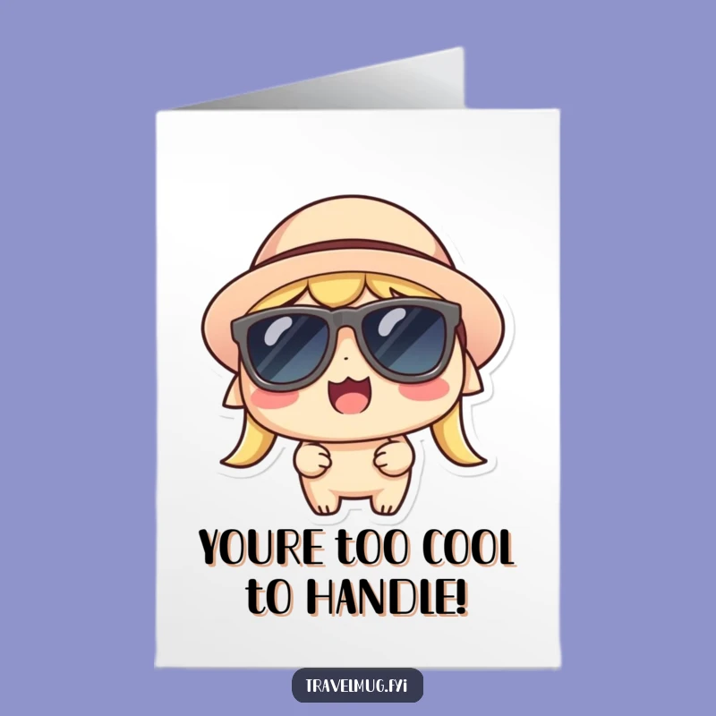 Free Printable Kawaii Sun-Kissed Congrats Card: Thrilled Vibes