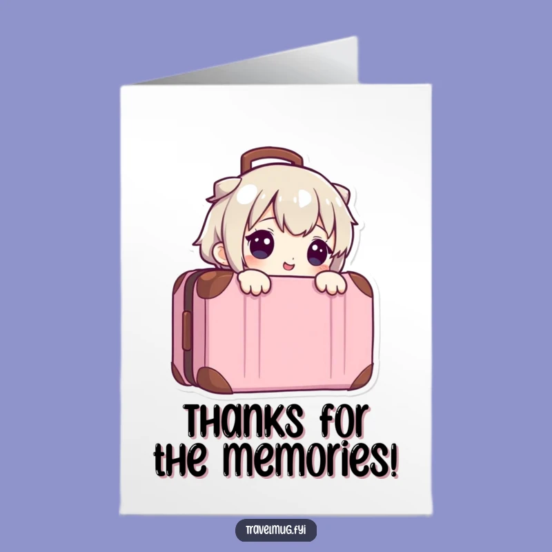 Free Printable Thank You Card: Peek-a-Boo, Funny Downloadable Gift