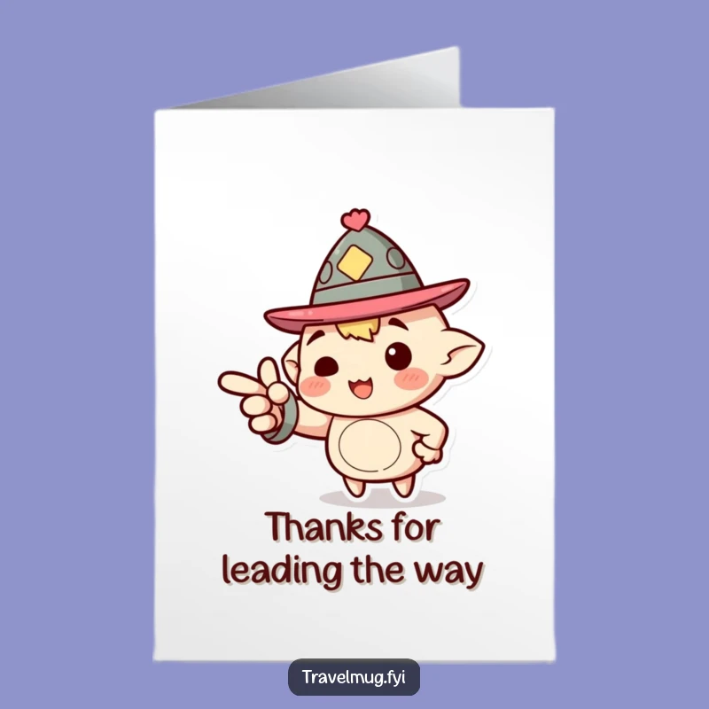 Funny Free Printable Thank You Card: Jaunty Pointer, Perfect Downloadable Gift!