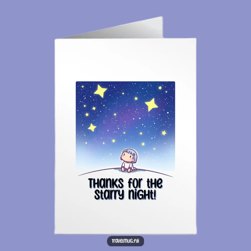 Express your thanks with a touch of wonder using this cute Free Printable card. Print at home for a thoughtful gesture.
