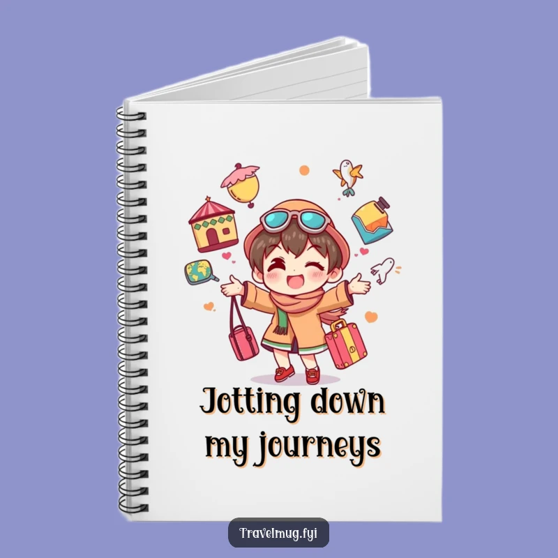Funny Traveler Notebook: Juggling Souvenirs Journal for Ideas Gift