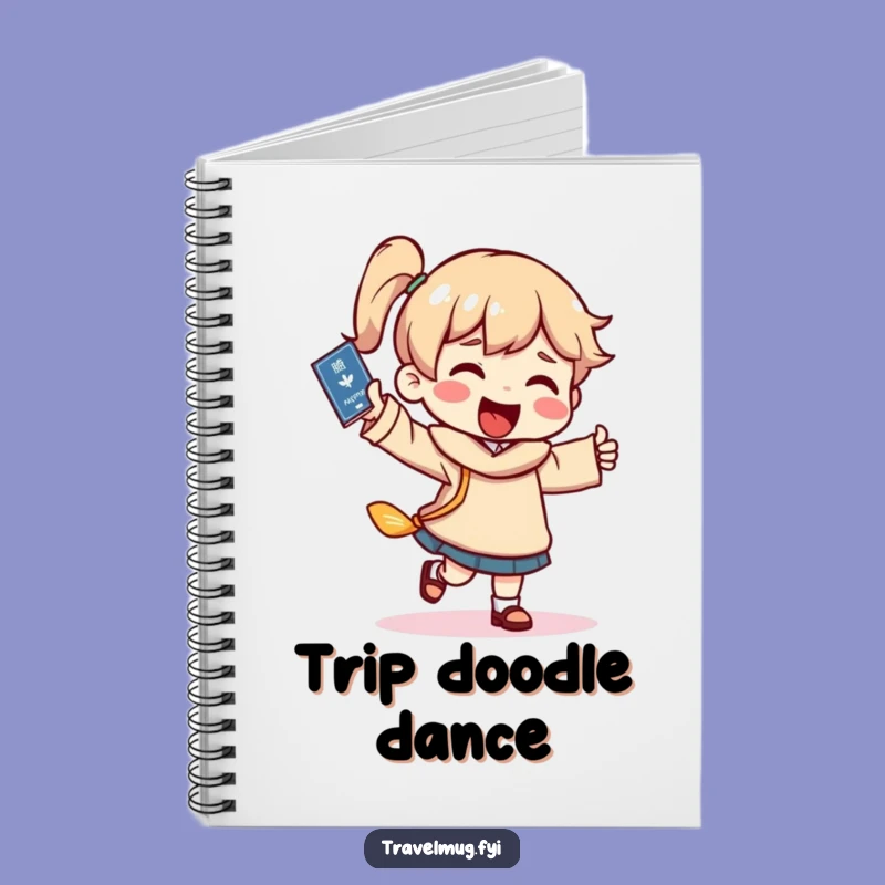 Funny Travel Dance Notebook - Jot Down Adventures with Joy