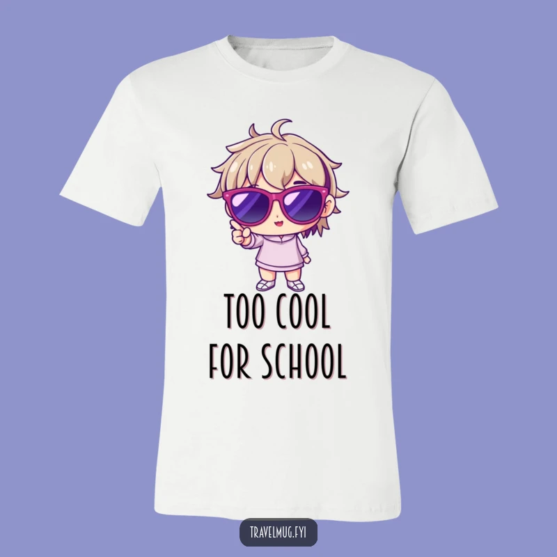 Funny Cool Character T-Shirt: Sunglasses Pose, Stylish Funny Apparel Gift