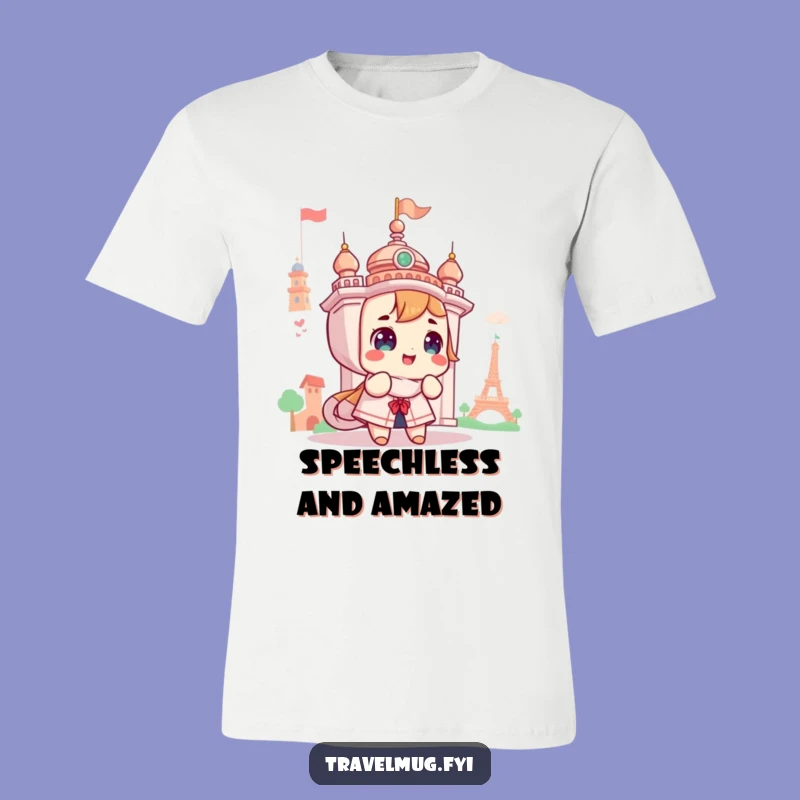 Funny Cute Character Wonder Landmark T-Shirt - Hilarious Travel Apparel