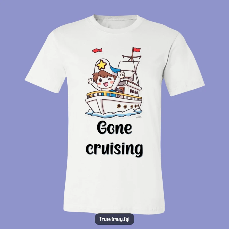 Funny Goodbye Ship T-Shirt: Happy Character's Departure - Hilarious Funny Gift!