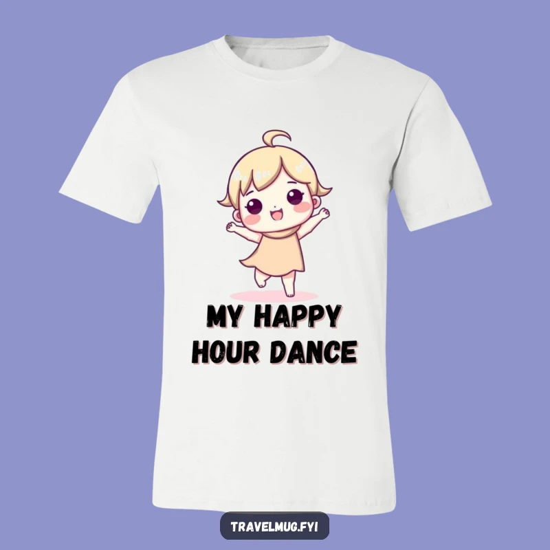 Funny Cute Character Happy Dance T-Shirt - Hilarious Apparel for Fun Lovers