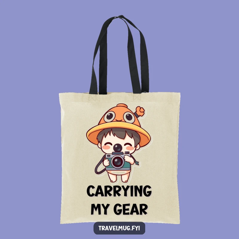 Funny Photo Gear Tote Bag: Carry Your Camera & Humor