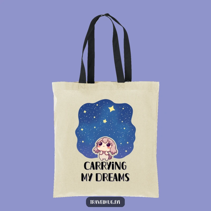 Funny Starry Wonder Tote Bag: Carry Your Dreams